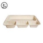 ظرف غذای چهارخانه مرغی