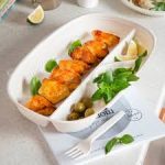 ظرف غذای چهارخانه مرغی