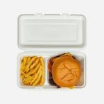 ظرف دوخانه دربدار گیاهی